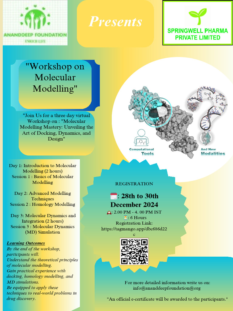 Workshop Molecular Modelling | PDF | Docking (Molecular) | Molecular ...