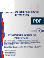 Gestion Del Talento Humano