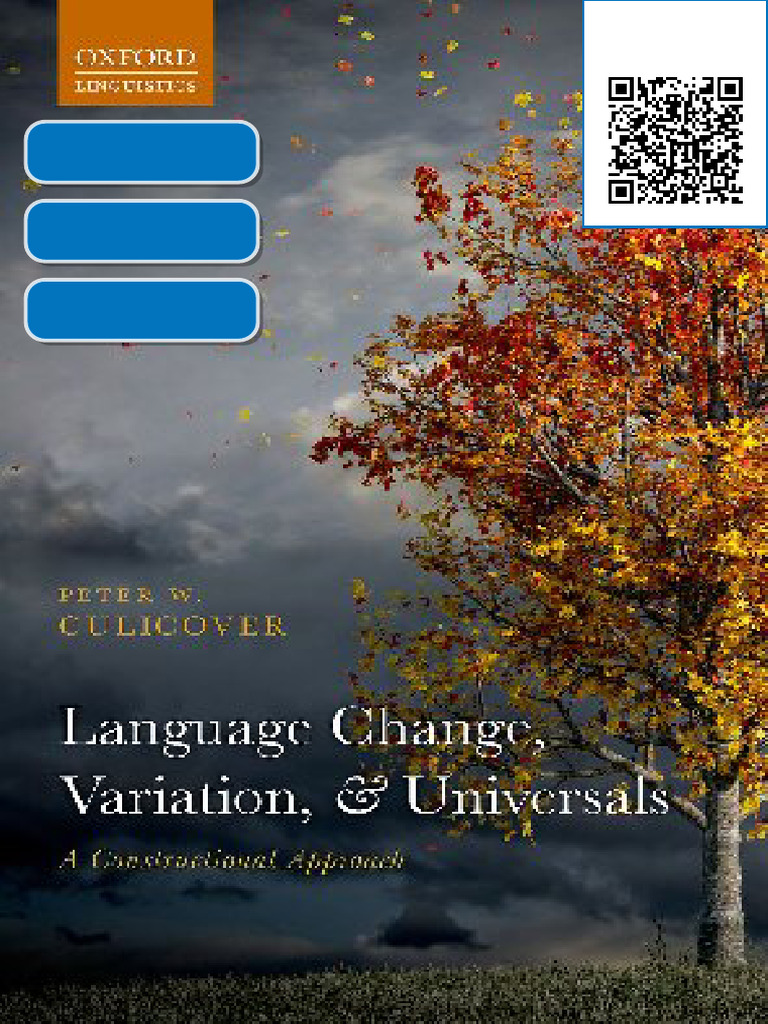 Ebook Language Change, Variation, and Universals Culicover | PDF