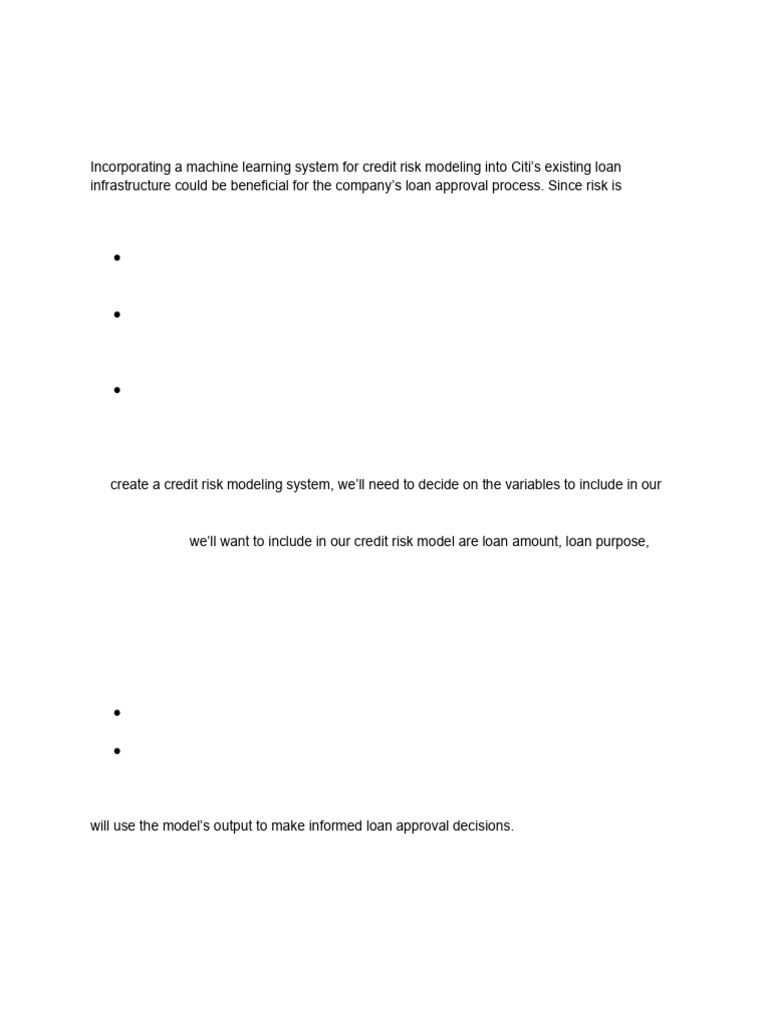 Credit Risk Modeling Proposal_Task 2 _ Example Answer | PDF | Credit ...