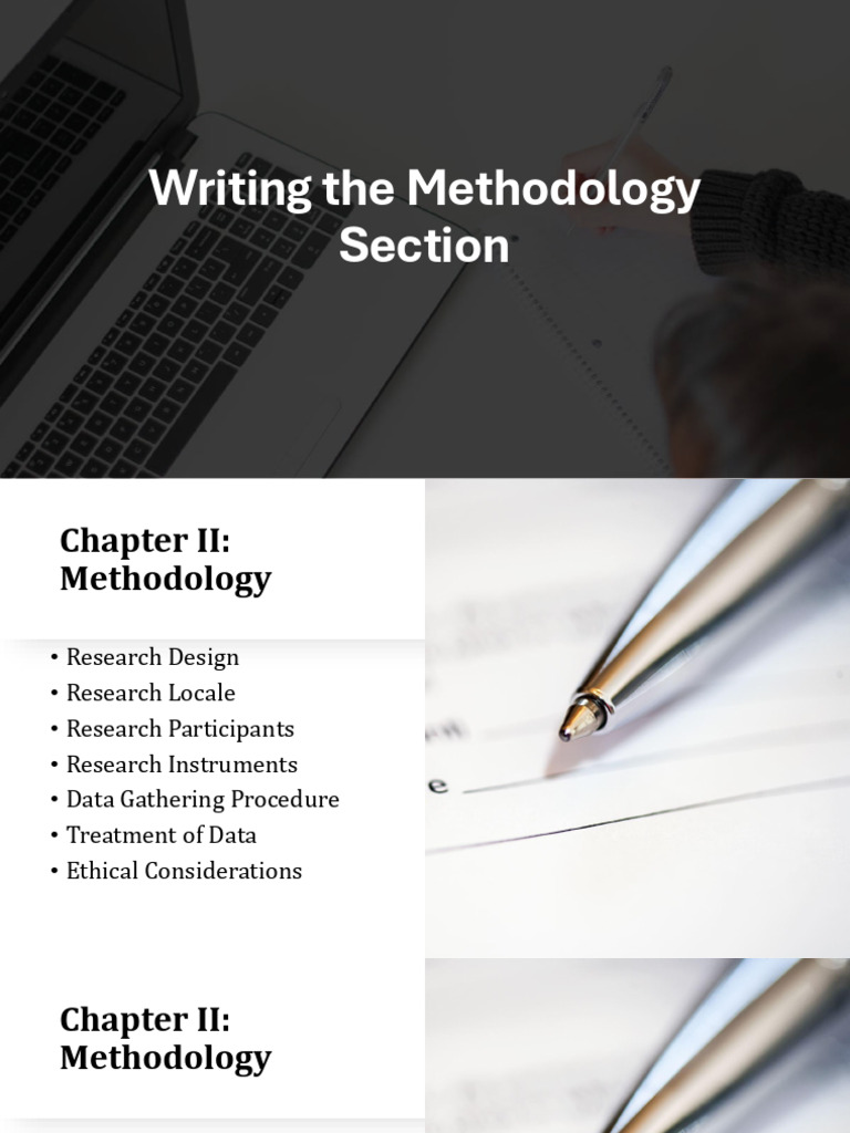 Writing The Methodology Section | PDF | Methodology | Data