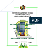 Plan Estrategico Institucional 2002