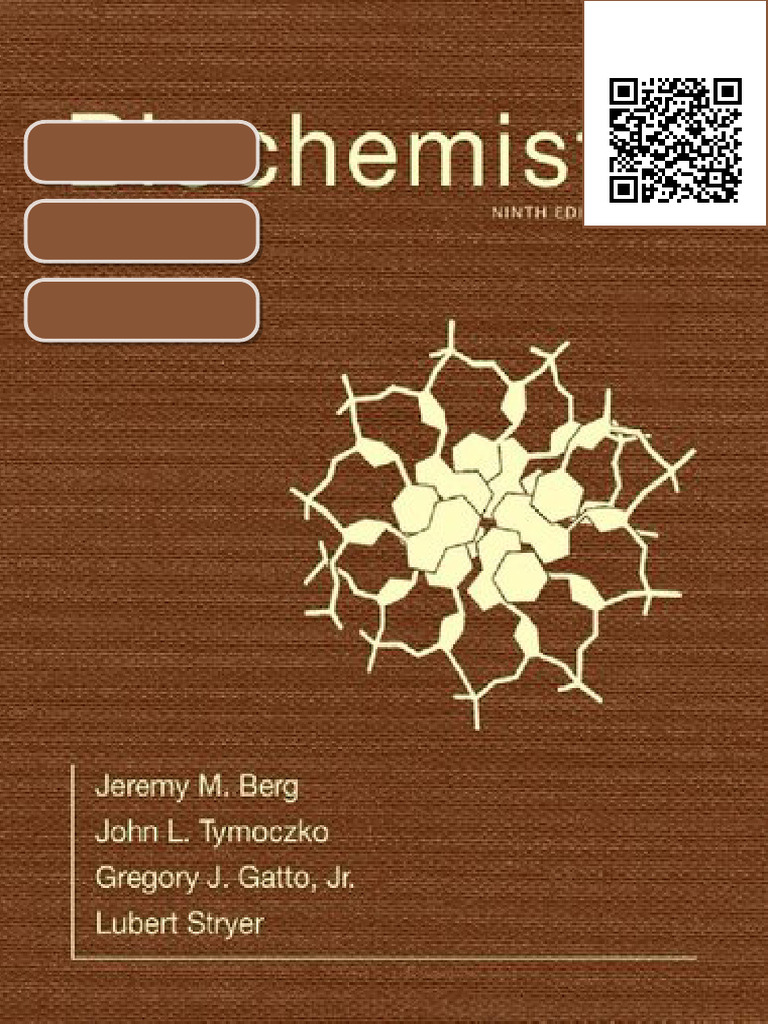 Biochemistry 9th Edition by Jeremy M Berg, John L Tymoczko, Gregory J ...