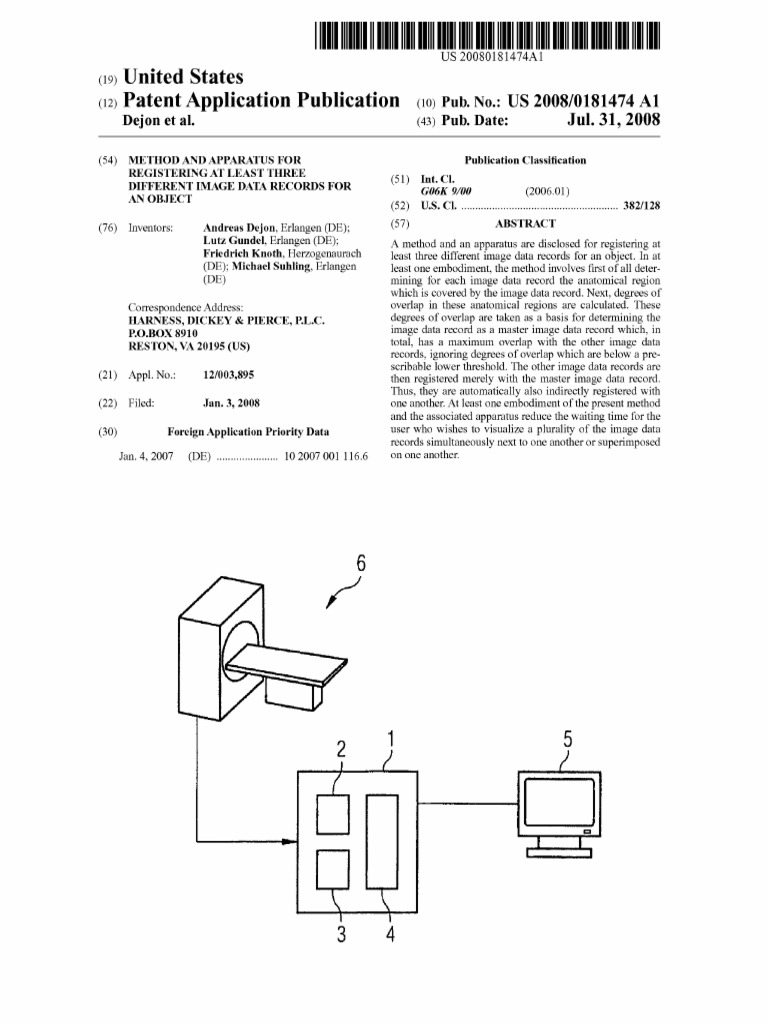 Us 20080181474 a 1 | PDF | Computer Data Storage | Medical Imaging