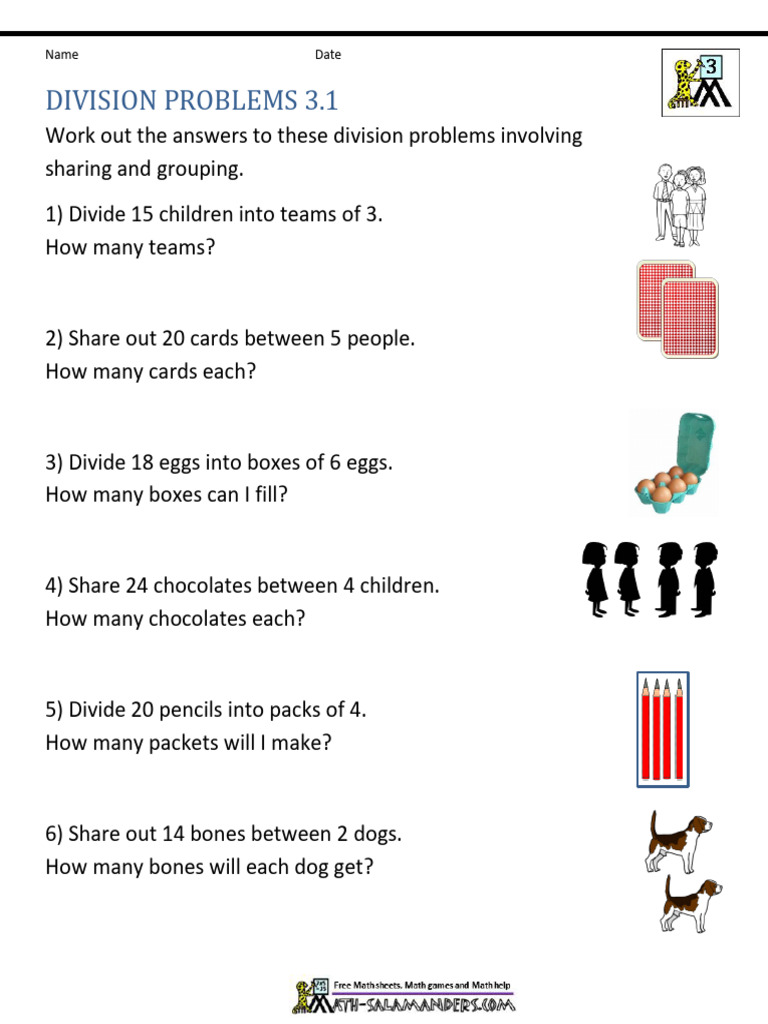 Worksheet 9_ Division | PDF