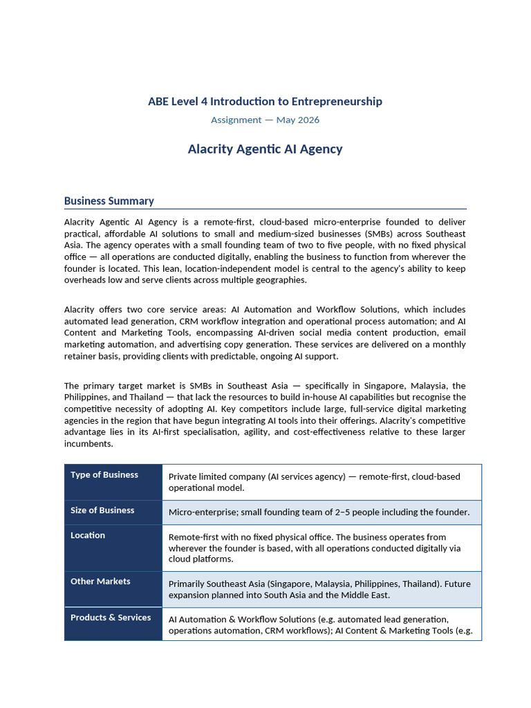 Alacrity Assignment May2026 | PDF | Artificial Intelligence ...