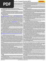 DSV Standard Terms & Conditions | PDF | Indemnity | Legal Liability