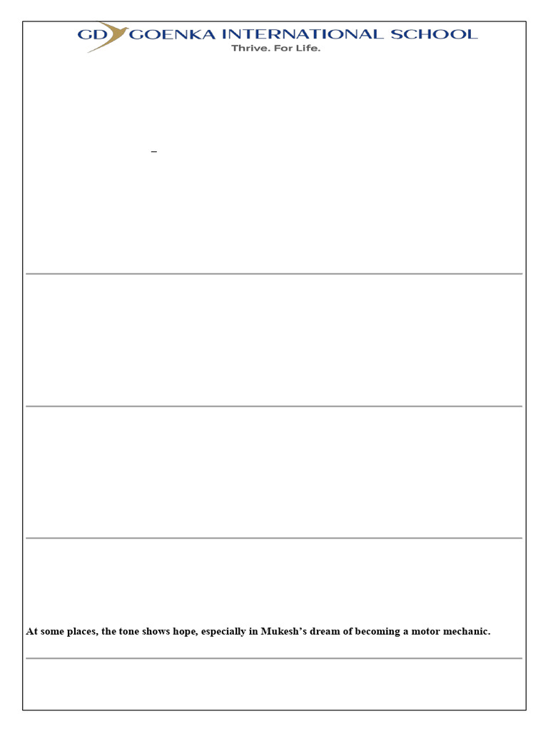 The Lost Spring Extra Notes | PDF | Poverty | Poverty & Homelessness