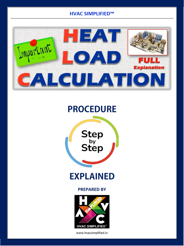 Heat Load Calculations | PDF
