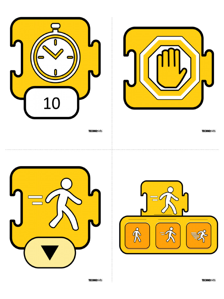 Scratch Jr Control Blocks | PDF