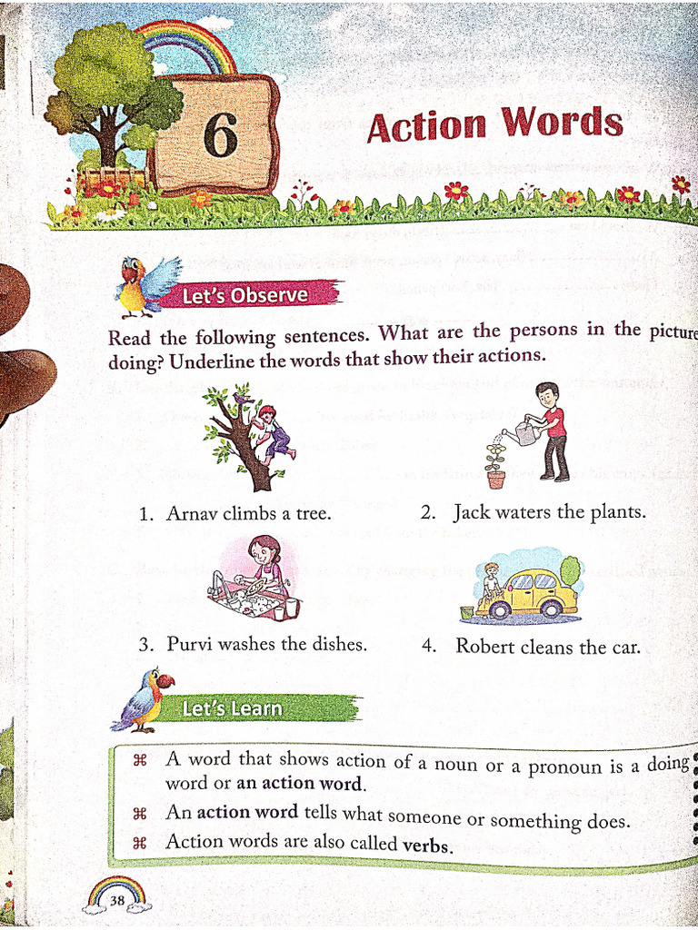 Action Words | PDF