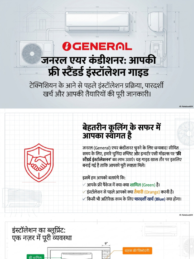 General AC Installation Blueprint | PDF