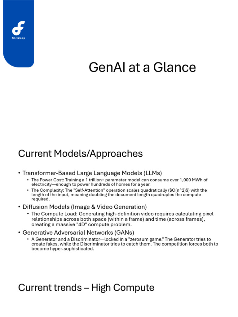 Gen AI At a Glance | PDF | Artificial Intelligence | Intelligence (AI ...