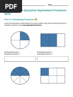 Corbett Maths: Equivalent Fractions Guide | PDF | Mathematical Notation ...