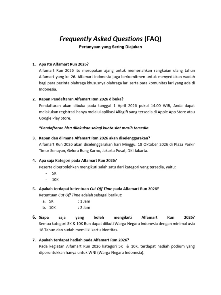 FAQ RUN 2026 (1) | PDF