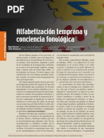 Alfabetización Temprana y Conciencia Fonológica