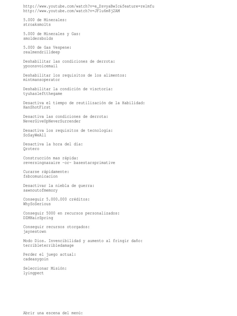 Claves de Starcraft 2 PDF