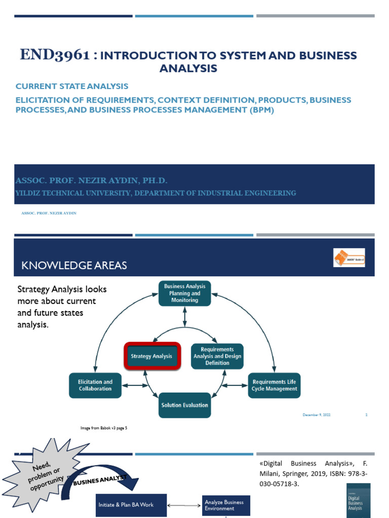 Business Analysis, Current State Analysis | PDF | Business
