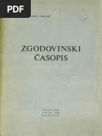 Zgodovinski Casopis Leto 1978 Letnik 32 Zvezek 1-2 | PDF