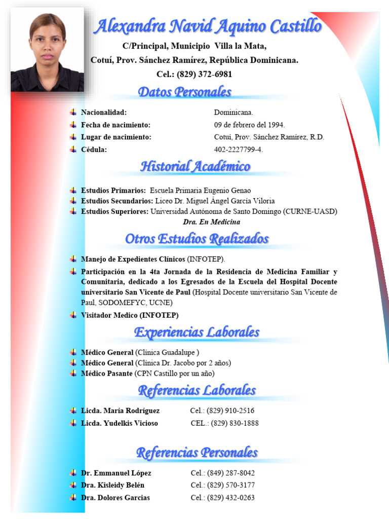 Alexandra CV | PDF
