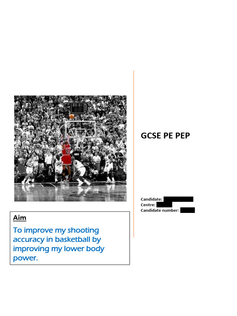PEP Basketball Example | PDF | Physical Exercise | Physical Fitness