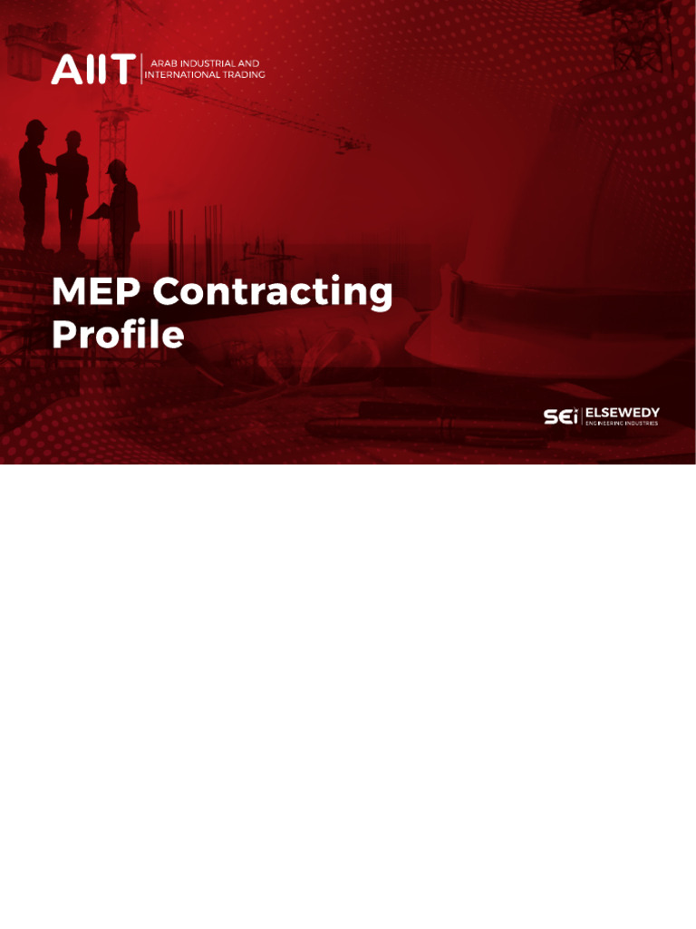 SEI-MEP Contracting Brochure - 2025 | PDF