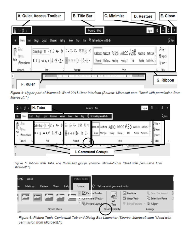 Lecture Module1 Microsoft Interface | PDF | Window (Computing) | Button ...