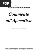 Bartolomeo Holzhauser Commento All'Apocalisse