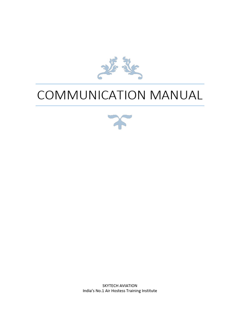 Comm Manual Final | PDF | Pronoun | Adjective