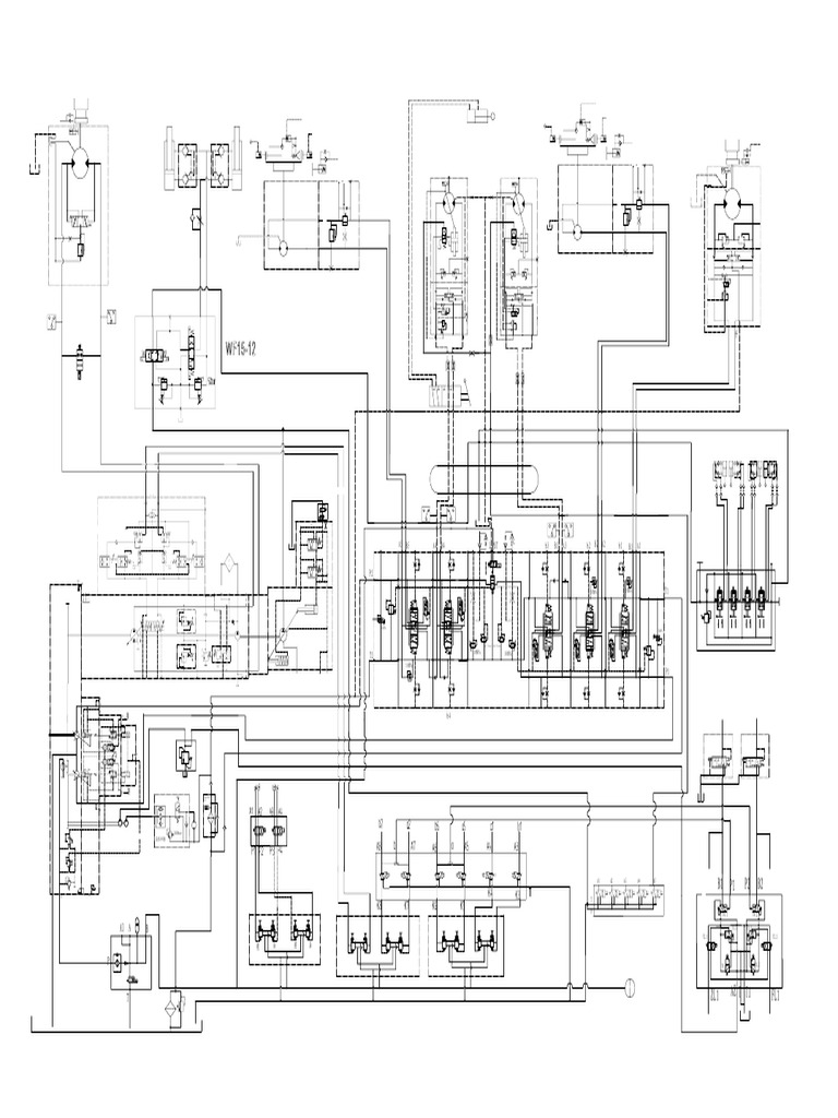 QUY80B Hydraulic System Diagram | PDF