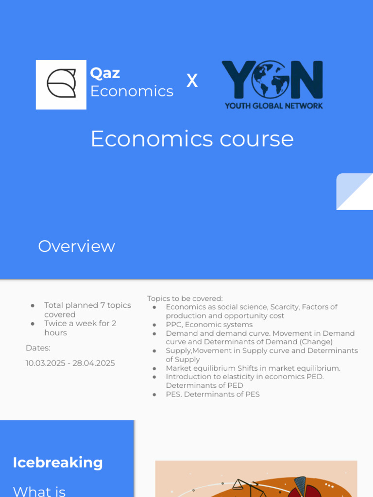 Lesson 1 Qazeconomics X YGN | PDF | Factors Of Production | Capital ...