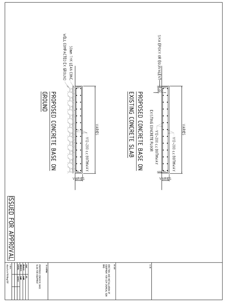 01 Proposed Conc Base Slab | PDF