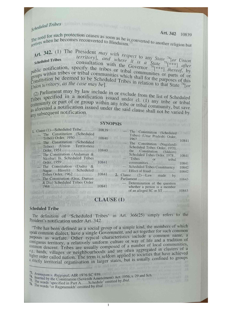 Article 342 & 366 | PDF