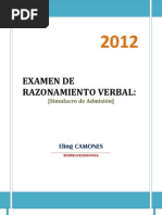 Download Simulacro de Examen de Razonamiento Verbal by Eling Camones Bazn SN103529544 doc pdf