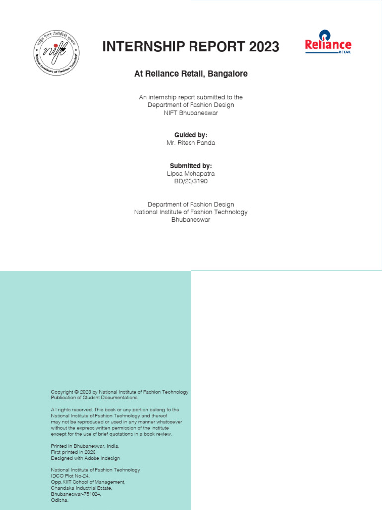 Reliance Documentation | PDF | Retail | Brand