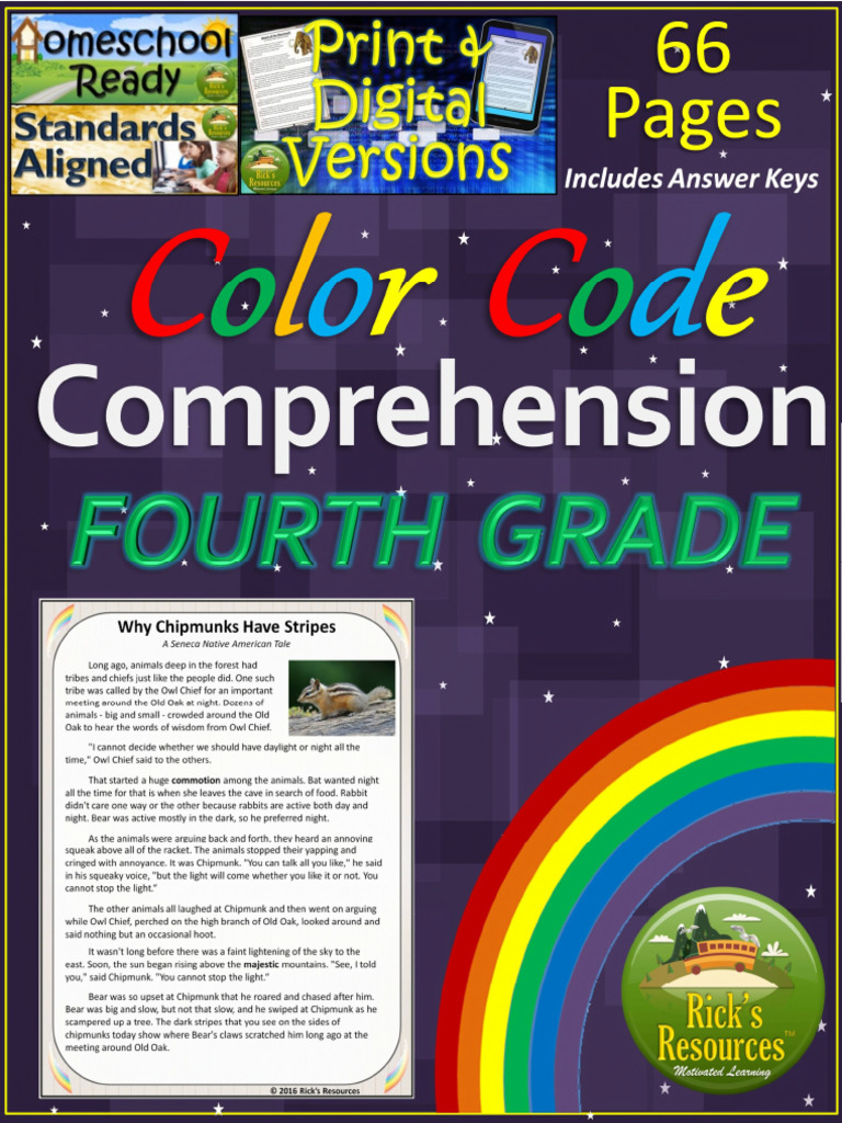 Grade 4_ Text Evidence Color Coding | PDF