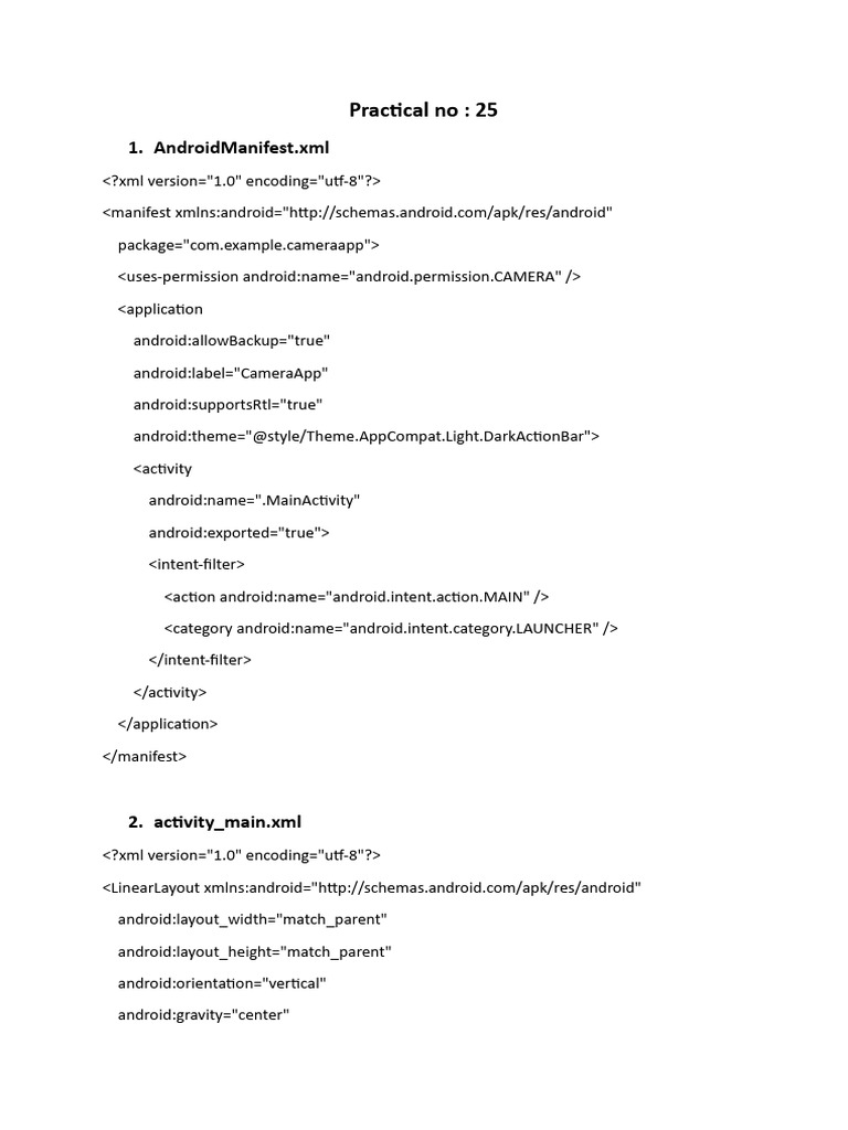 mad pr 25 | PDF | Android (Operating System) | Computing