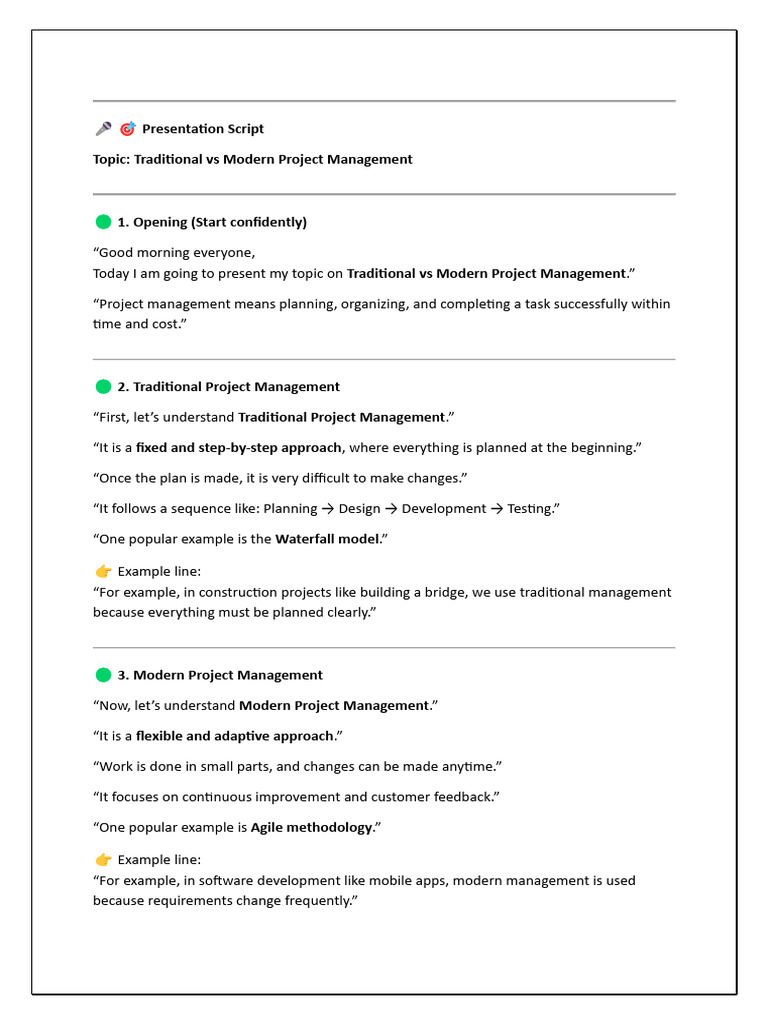 Presentation Script | PDF