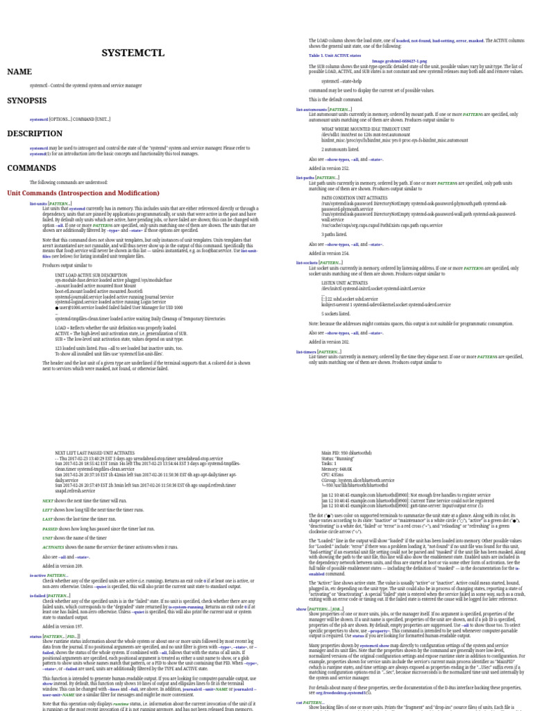 systemctl-man | PDF | Booting | Computer File