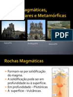 Rochas Magmáticas, Sedimentares e Metamórficas