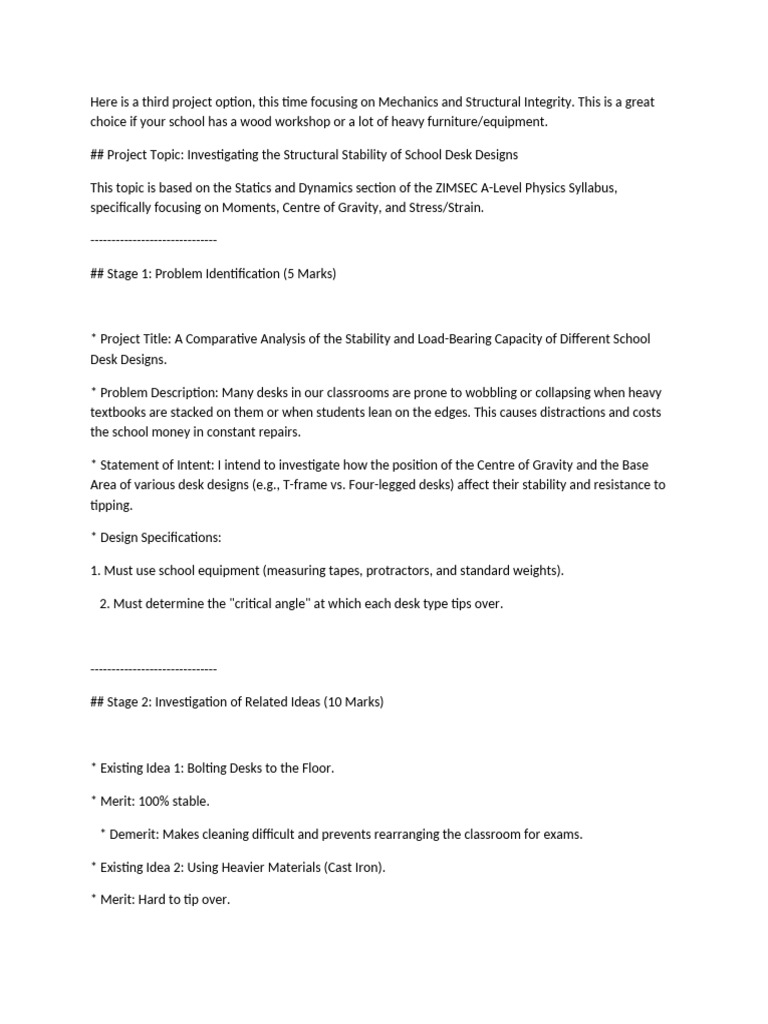 A level physics project | PDF | Center Of Mass | Force