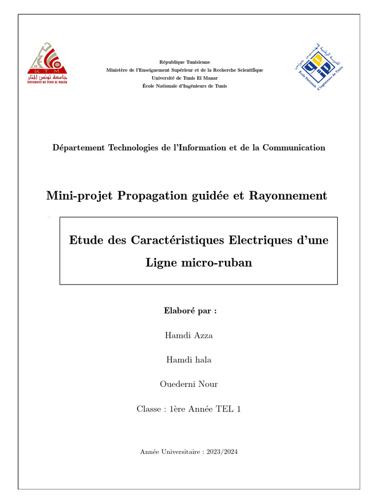Rapport ADS | PDF | Impédance (électricité) | Phénomène physique