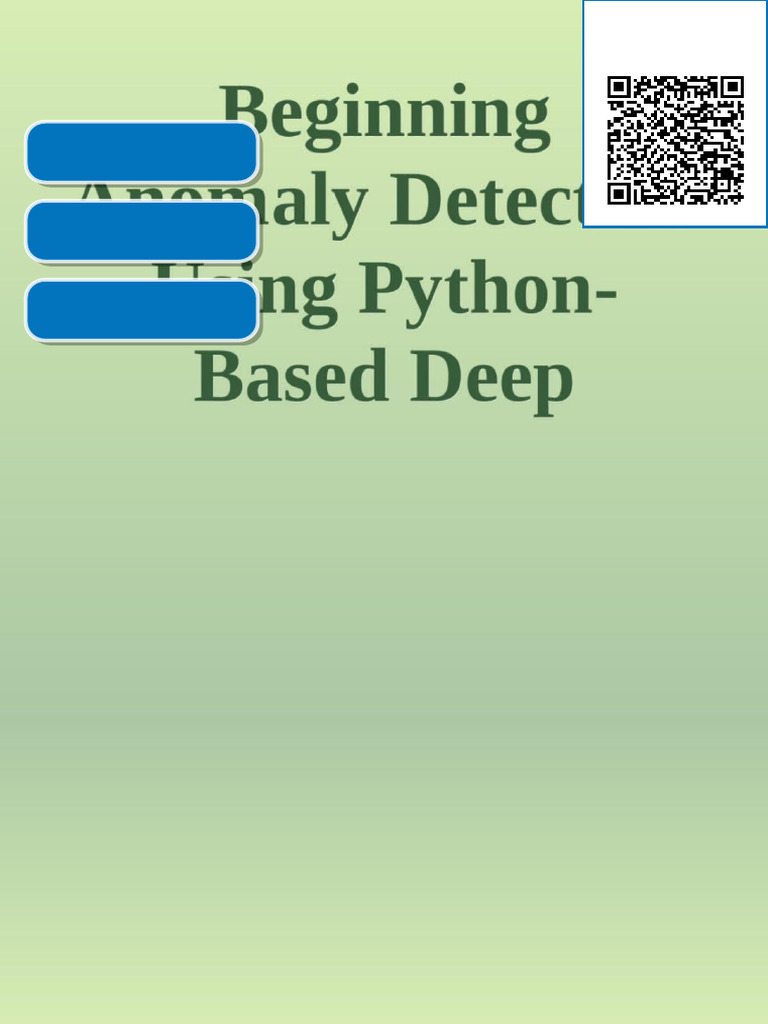 Beginning Anomaly Detection Using Python-Based Deep Learning 2 ...