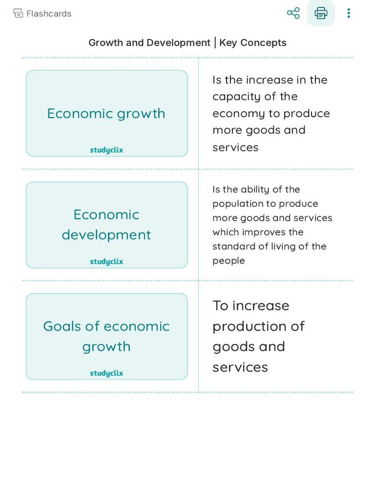 Growth and Development _ Key Concepts _ Studyclix | PDF | Economic ...