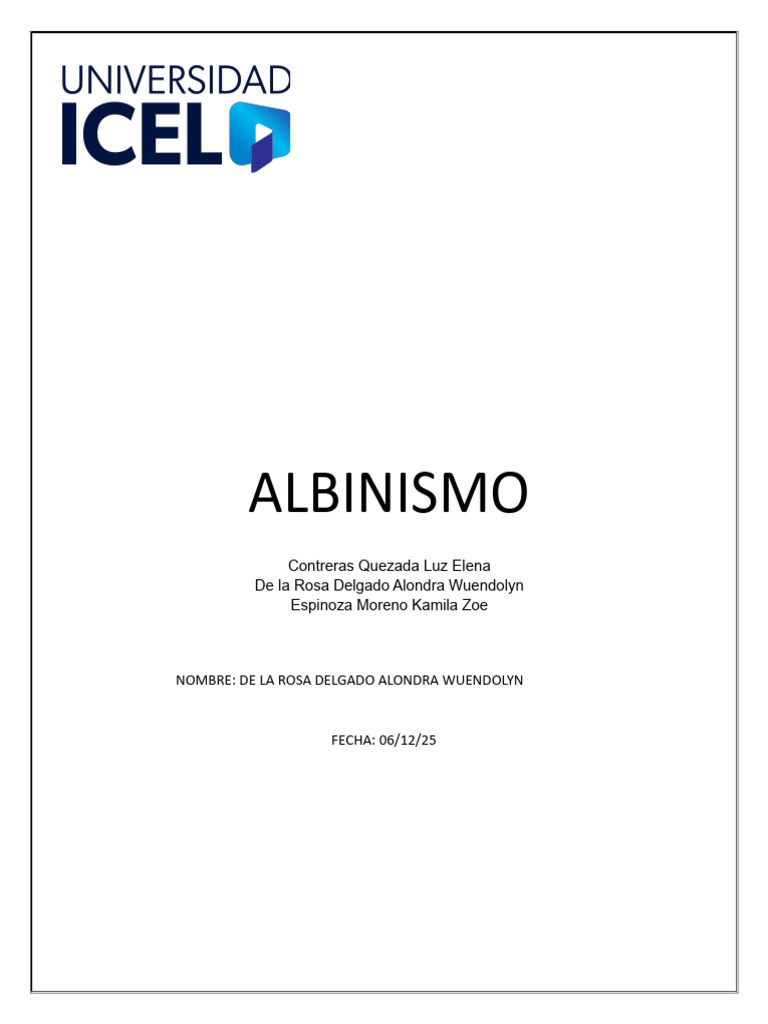 Albinism o | PDF