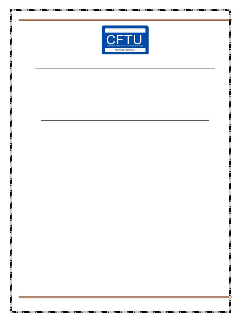 Material Informatica Cftu 2025 - Cópia | PDF | Unidade central de ...