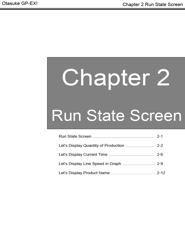 ENG Chapter2 Run State Screen | PDF | Computing | Software