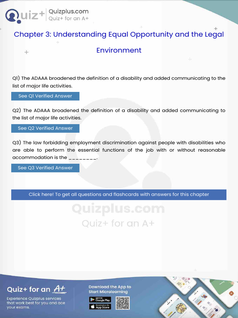 The Adaaa Broadened the Definition of a Disability and Added ...