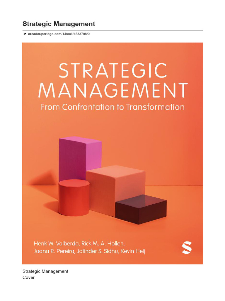 Strategic Management | PDF | Strategic Management | Entrepreneurship