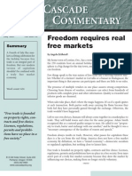Freedom Requires Real Free Markets